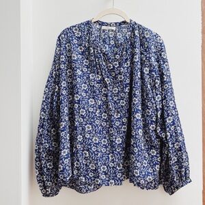 Doen Jane Blouse Blue Jessamine - XS